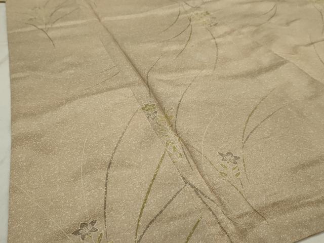 平和屋着物■上質な小紋 草花文 正絹 逸品 AABE0997tn - Image 3