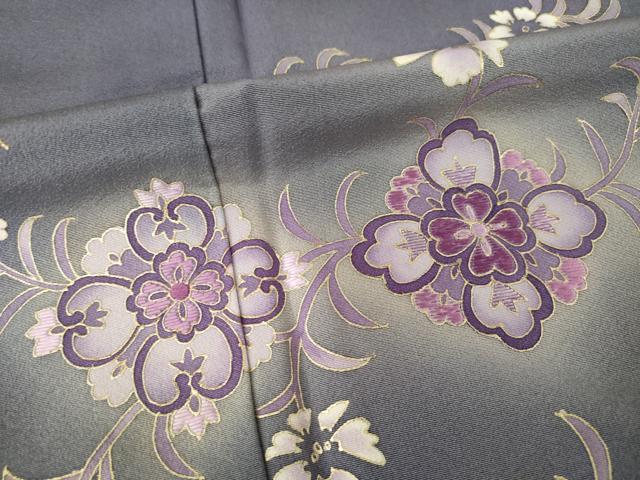 平和屋着物●訪問着 刺繍 舞花文 暈し染め 金彩 正絹 逸品 AABF9019ck - Image 6