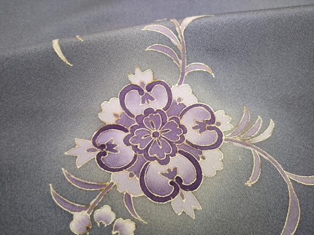 平和屋着物●訪問着 刺繍 舞花文 暈し染め 金彩 正絹 逸品 AABF9019ck - Image 7