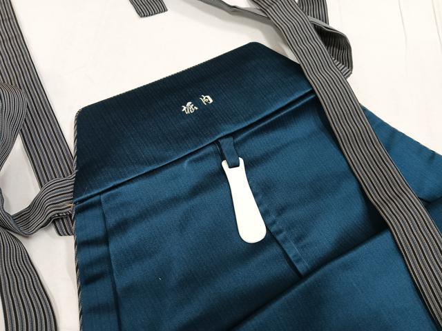 平和屋着物●男性 馬乗り袴 縞 正絹 逸品 AABG1088ph - Image 5