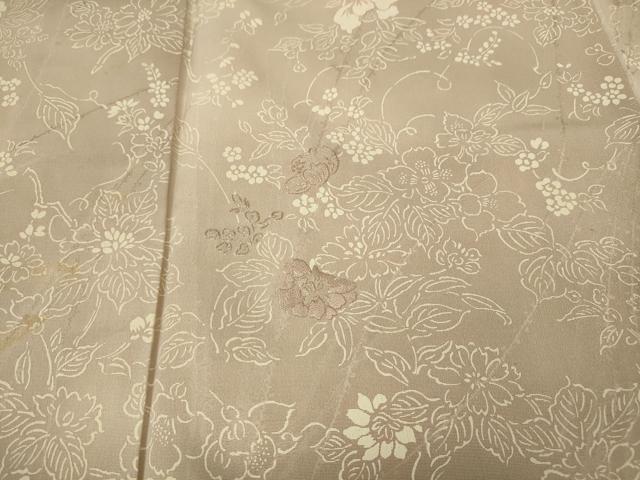 平和屋着物●訪問着 刺繍 草花尽くし 正絹 逸品 CABD0192ut - Image 3