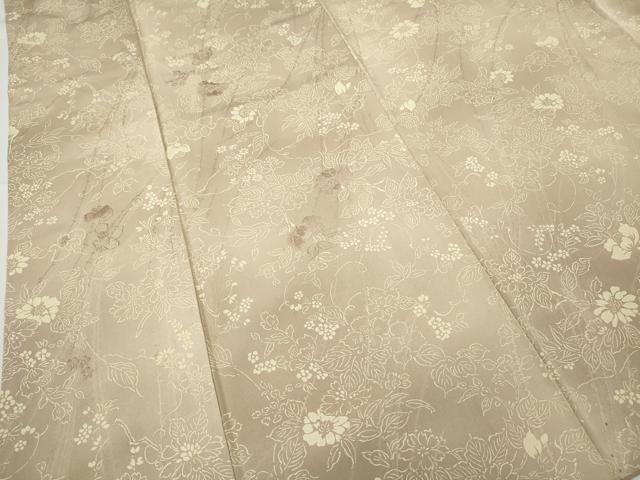 平和屋着物●訪問着 刺繍 草花尽くし 正絹 逸品 CABD0192ut - Image 4