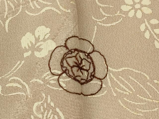 平和屋着物●訪問着 刺繍 草花尽くし 正絹 逸品 CABD0192ut - Image 8