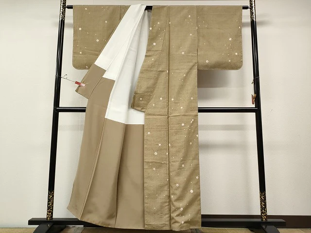 平和屋着物●上質な紬 総絞り 正絹 逸品 CABD0207ut - Image 3