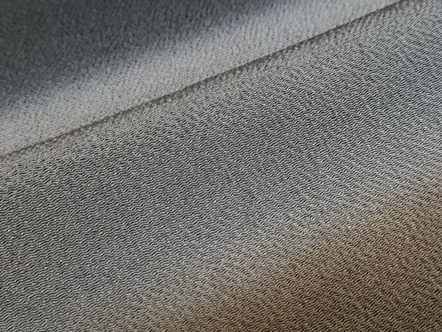 平和屋着物●上質な小紋 横段文 鬼しぼ縮緬 正絹 逸品 DABB0992ud - Image 6