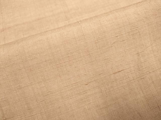平和屋着物●結城紬 色無地 濃い赤香色 正絹 逸品 DABB9760du - Image 6