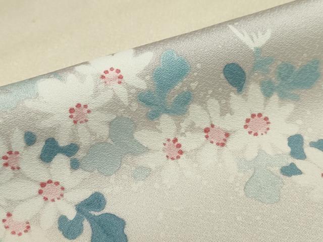 平和屋着物●訪問着 作家物 草花文 金彩 正絹 逸品 DABC2078ud - Image 8