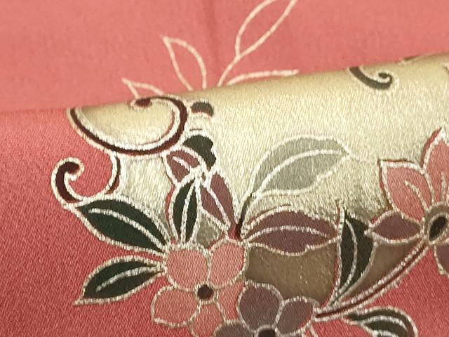 平和屋着物■訪問着 更紗花丸文 金銀彩 正絹 逸品 DABC4949cd - Image 5